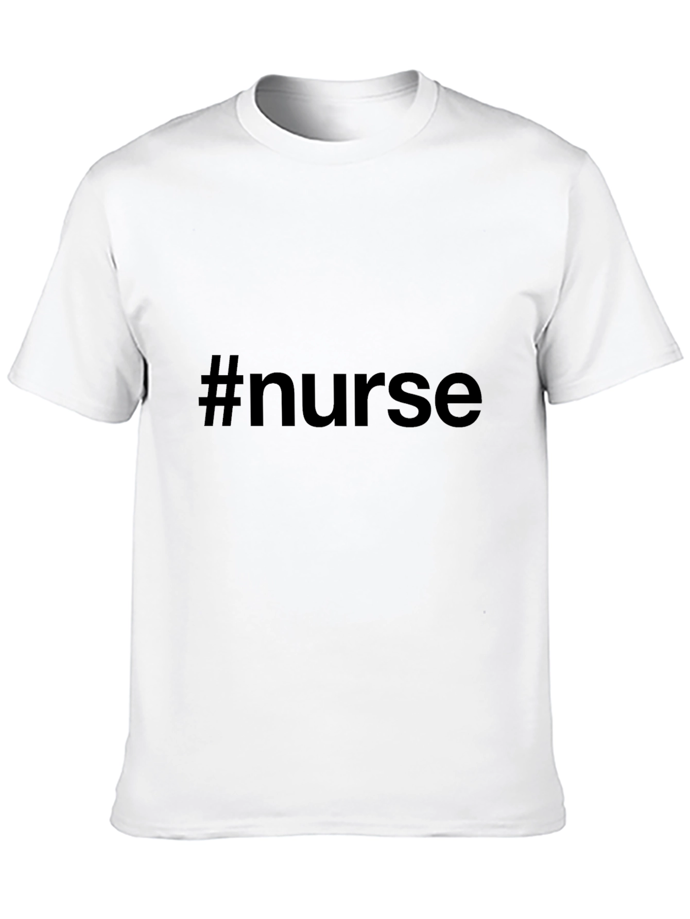 Camiseta Negra #nurse Unisex