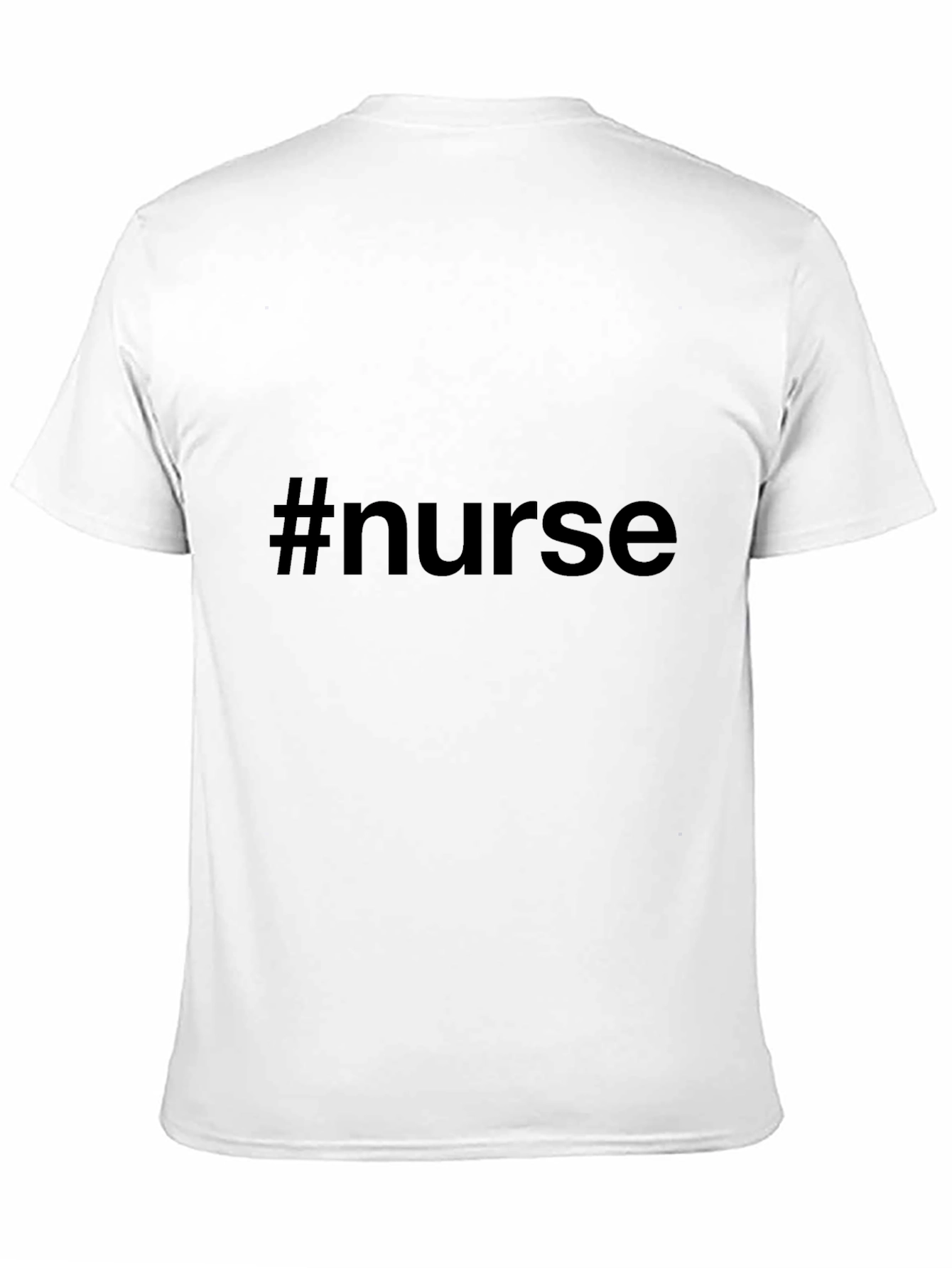 Camiseta Negra #nurse Unisex