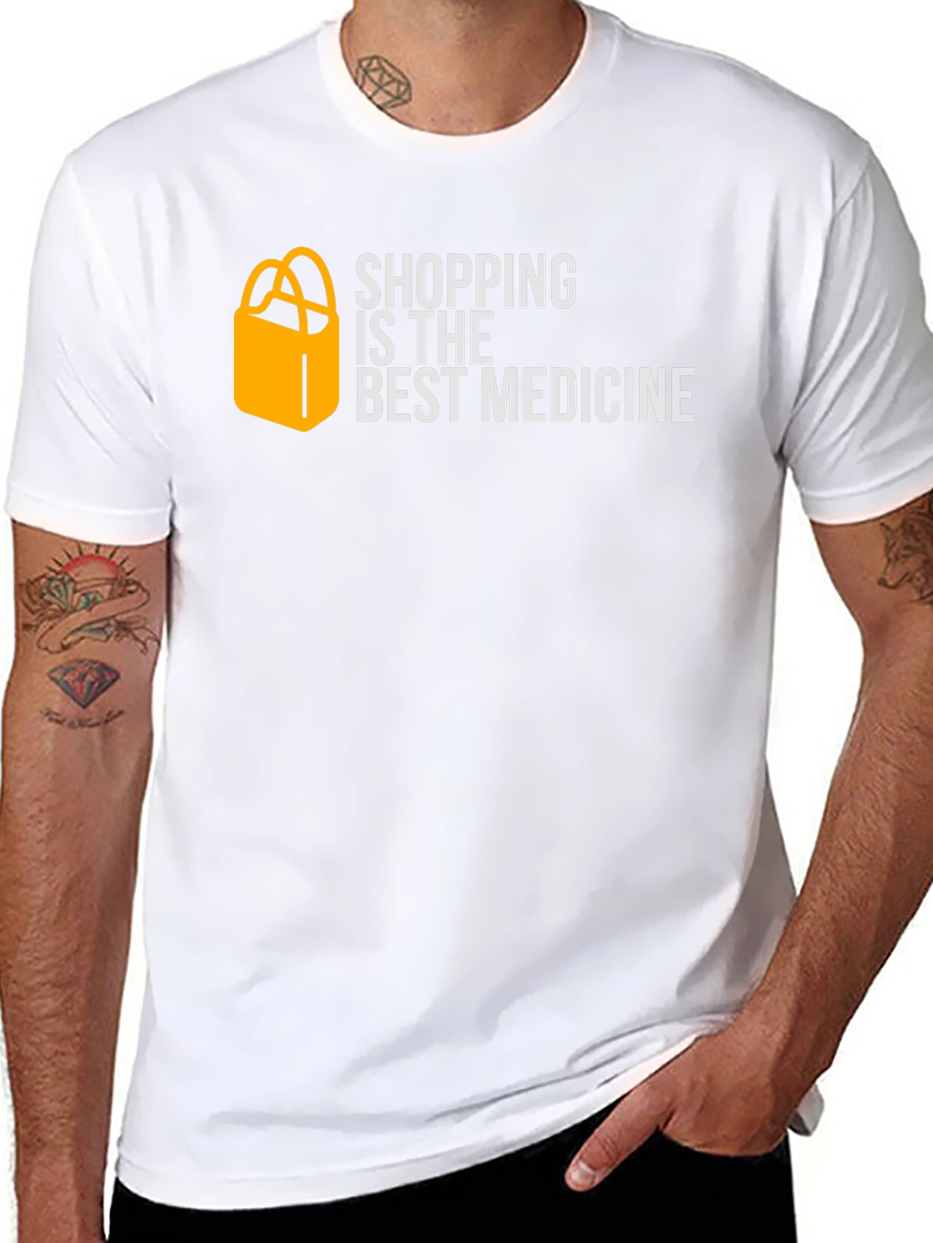 Camiseta Negra: Shopping la Mejor Medicina