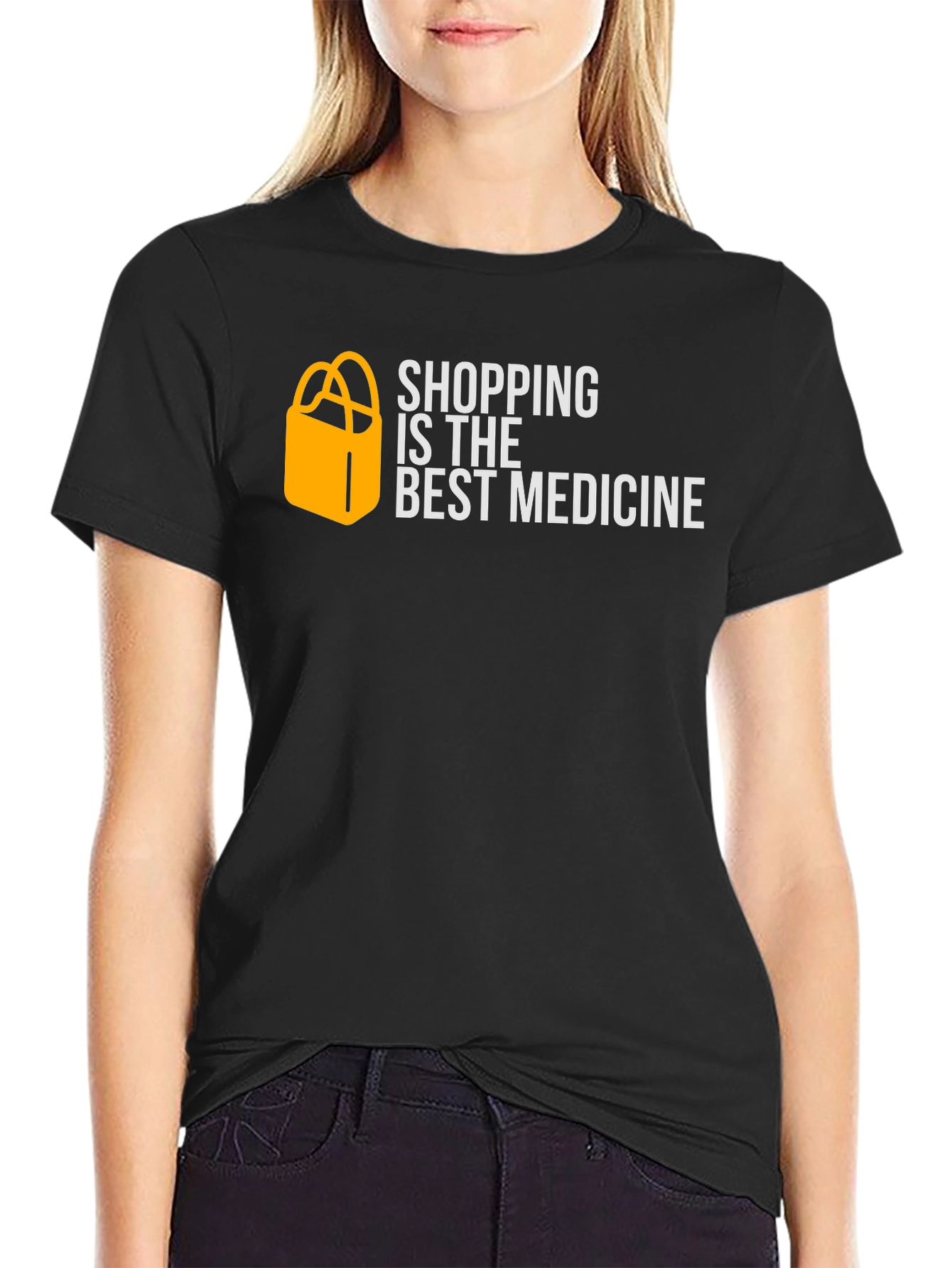 Camiseta Negra: Shopping la Mejor Medicina