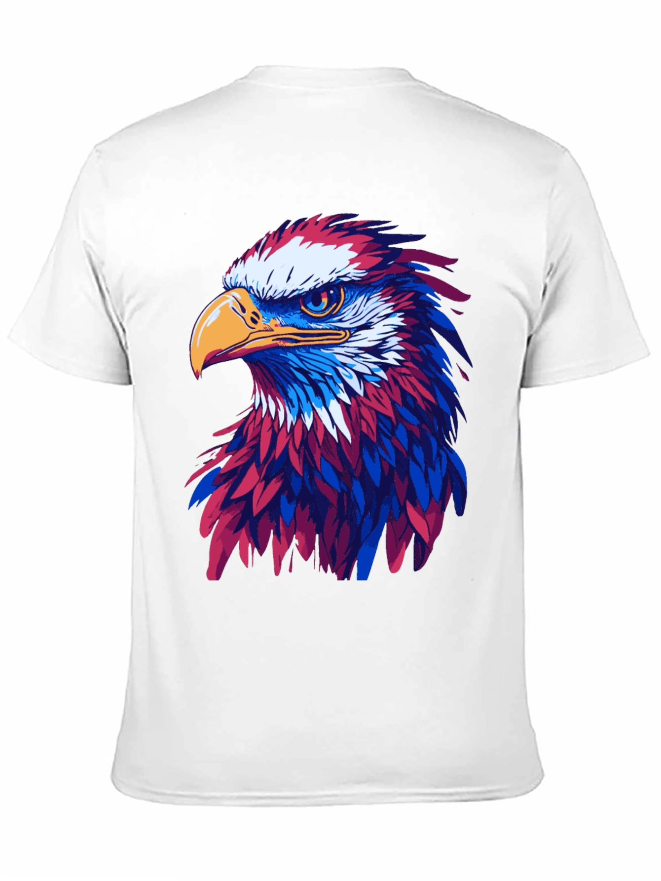 Camiseta Negra con Águila Patriótica