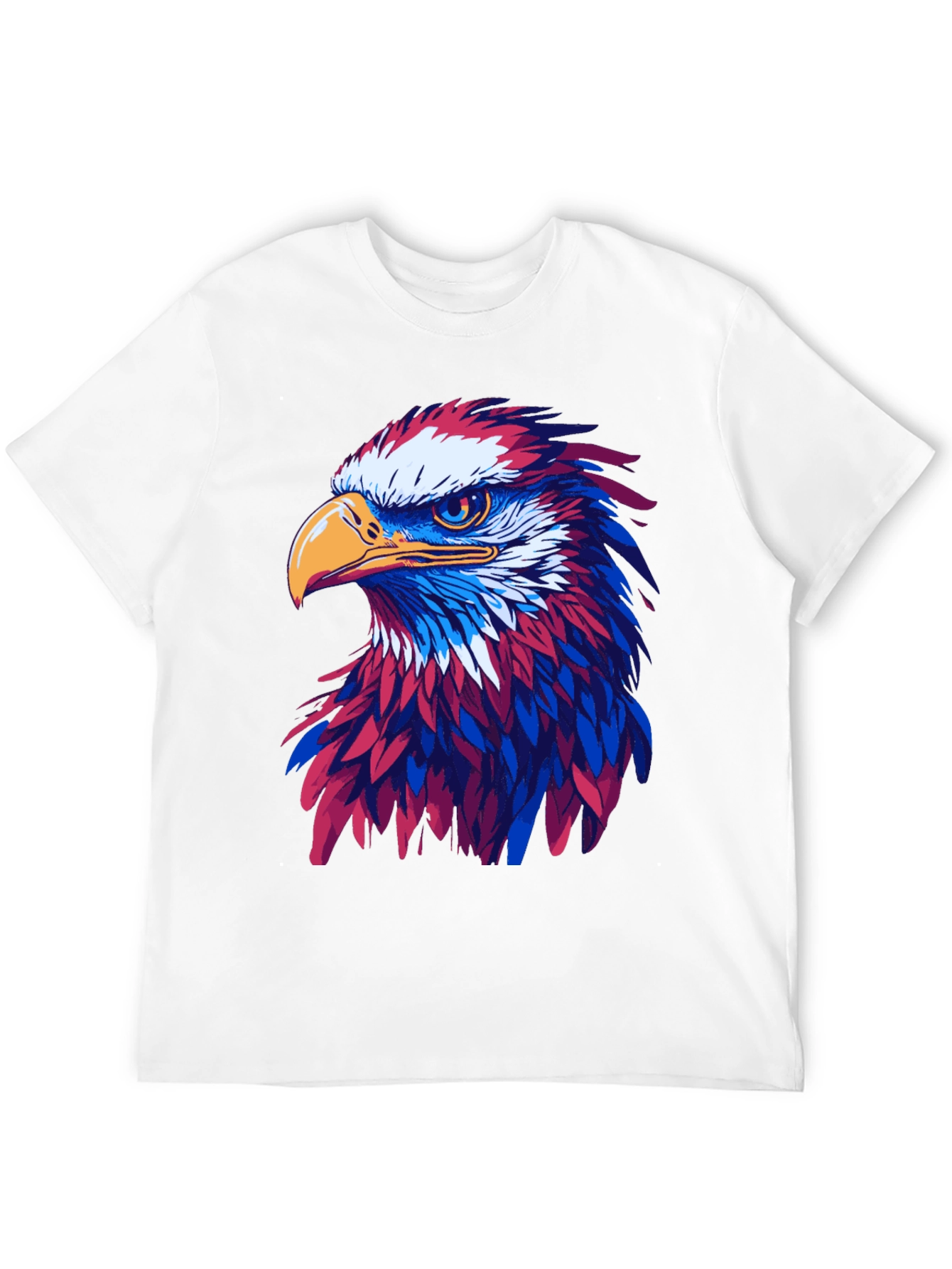 Camiseta Negra con Águila Patriótica