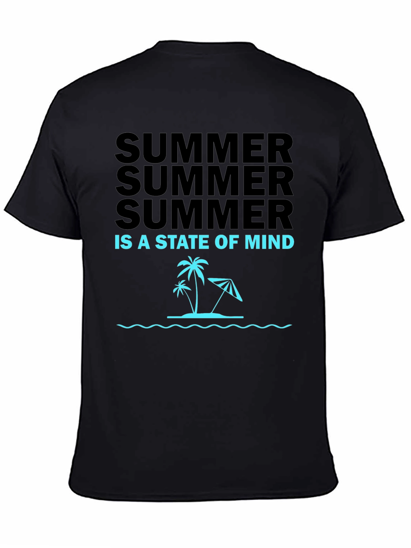 Camiseta Negra Summer State of Mind
