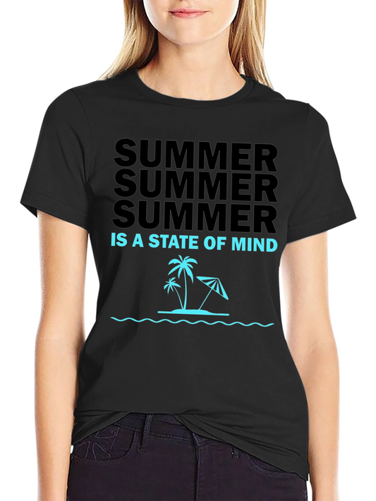 Camiseta Negra Summer State of Mind