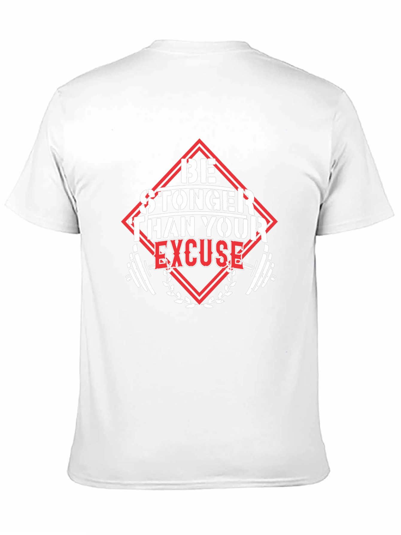 Camiseta Negra: Sé Más Fuerte Que Tu Excusa