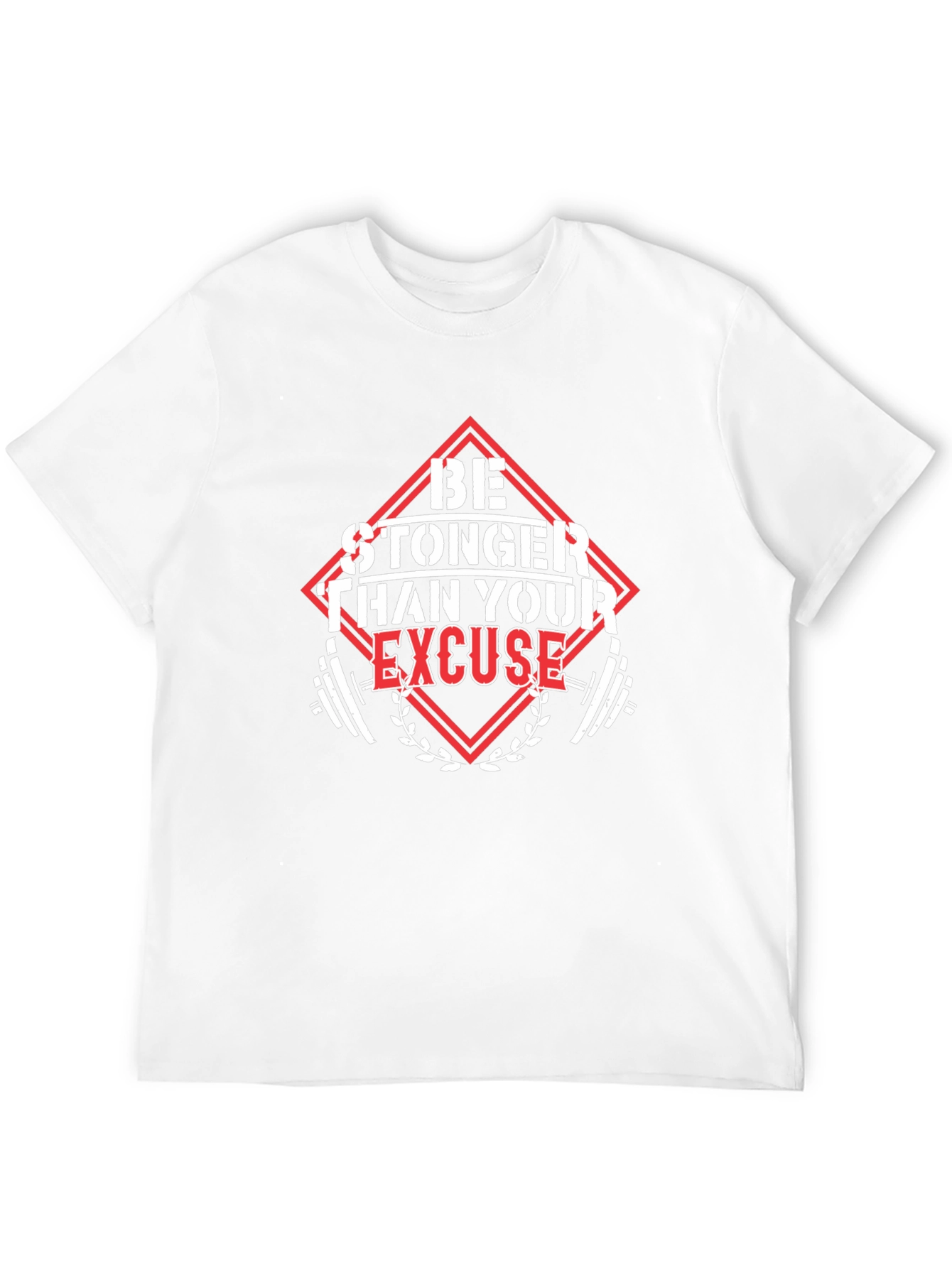 Camiseta Negra: Sé Más Fuerte Que Tu Excusa