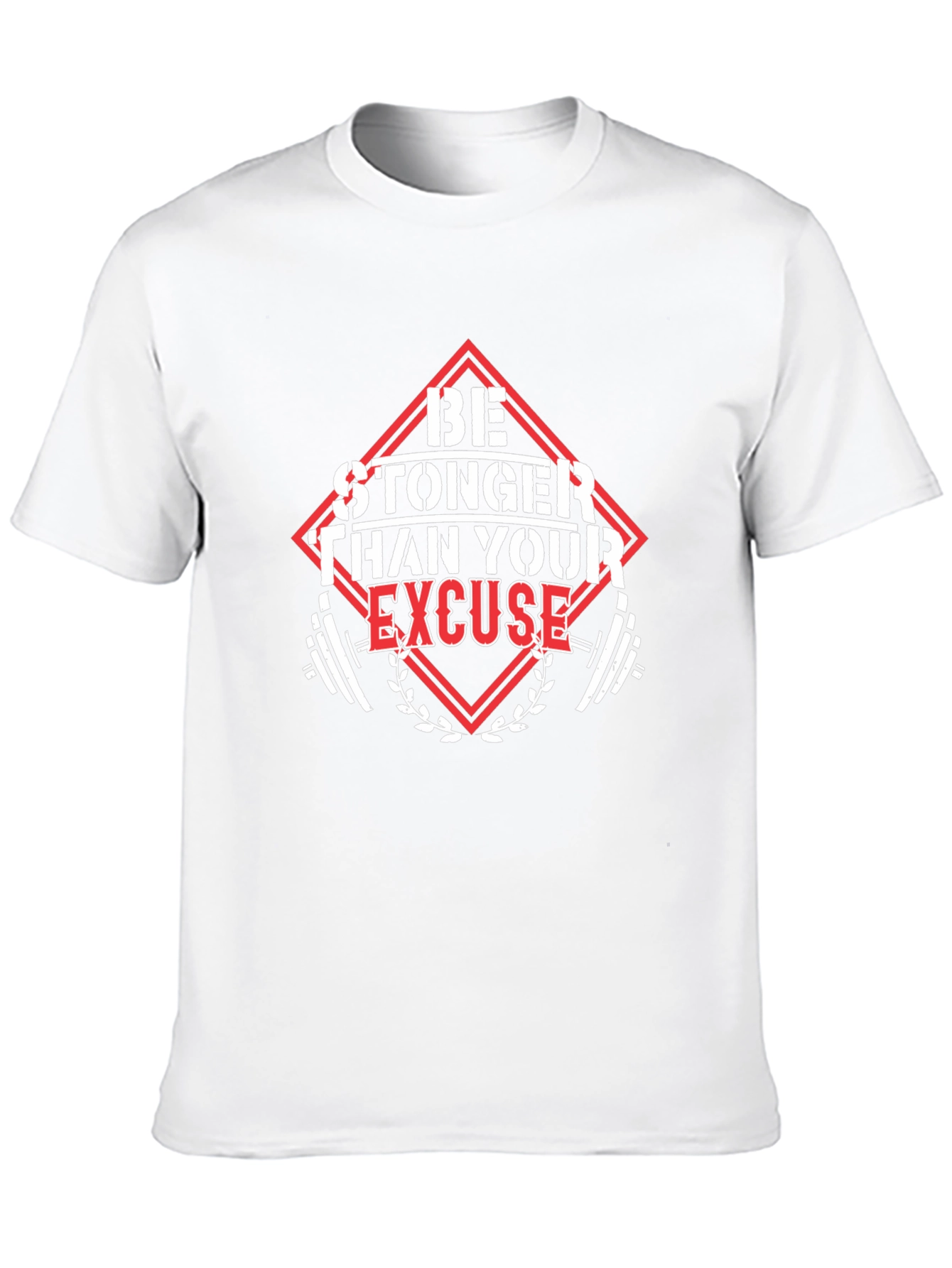 Camiseta Negra: Sé Más Fuerte Que Tu Excusa