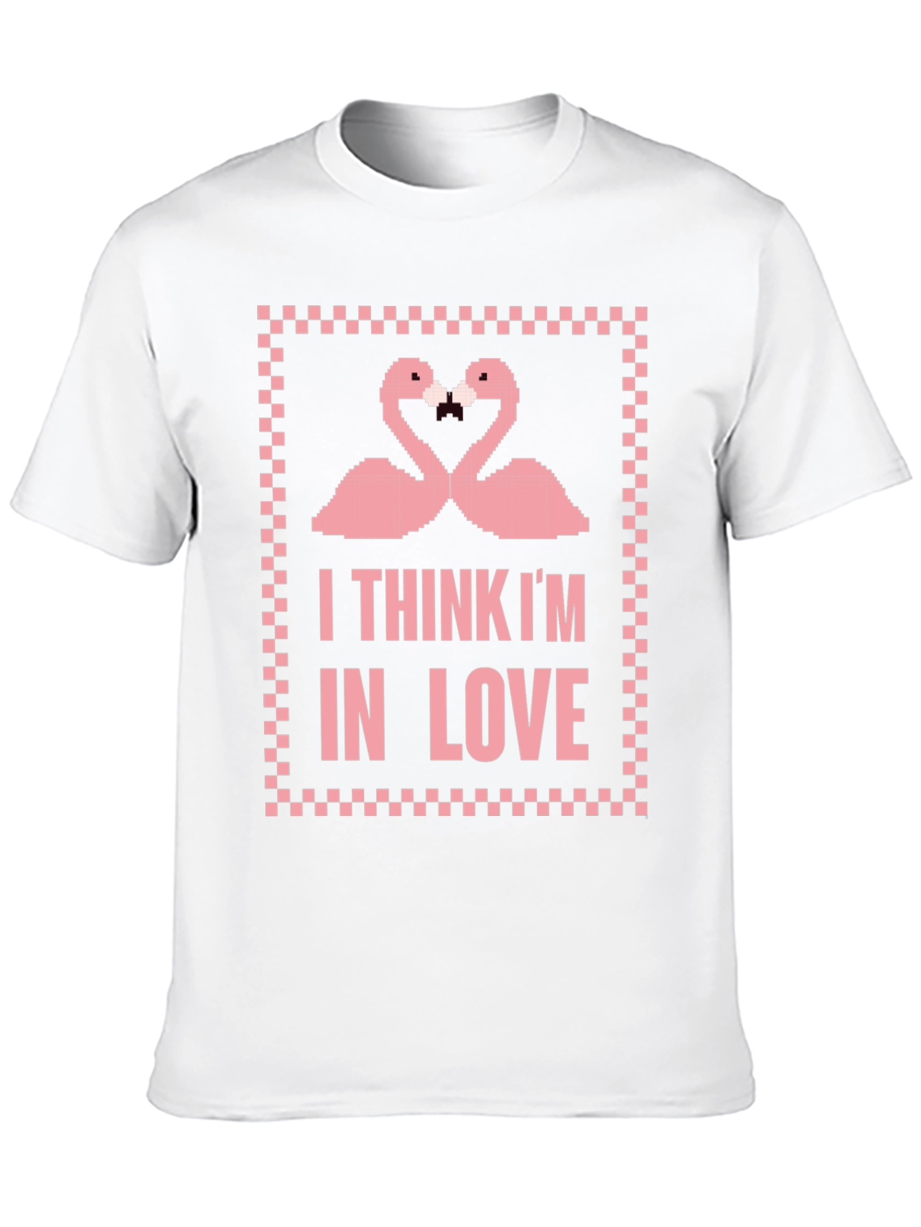 Camiseta Negra: Flamencos Enamorados