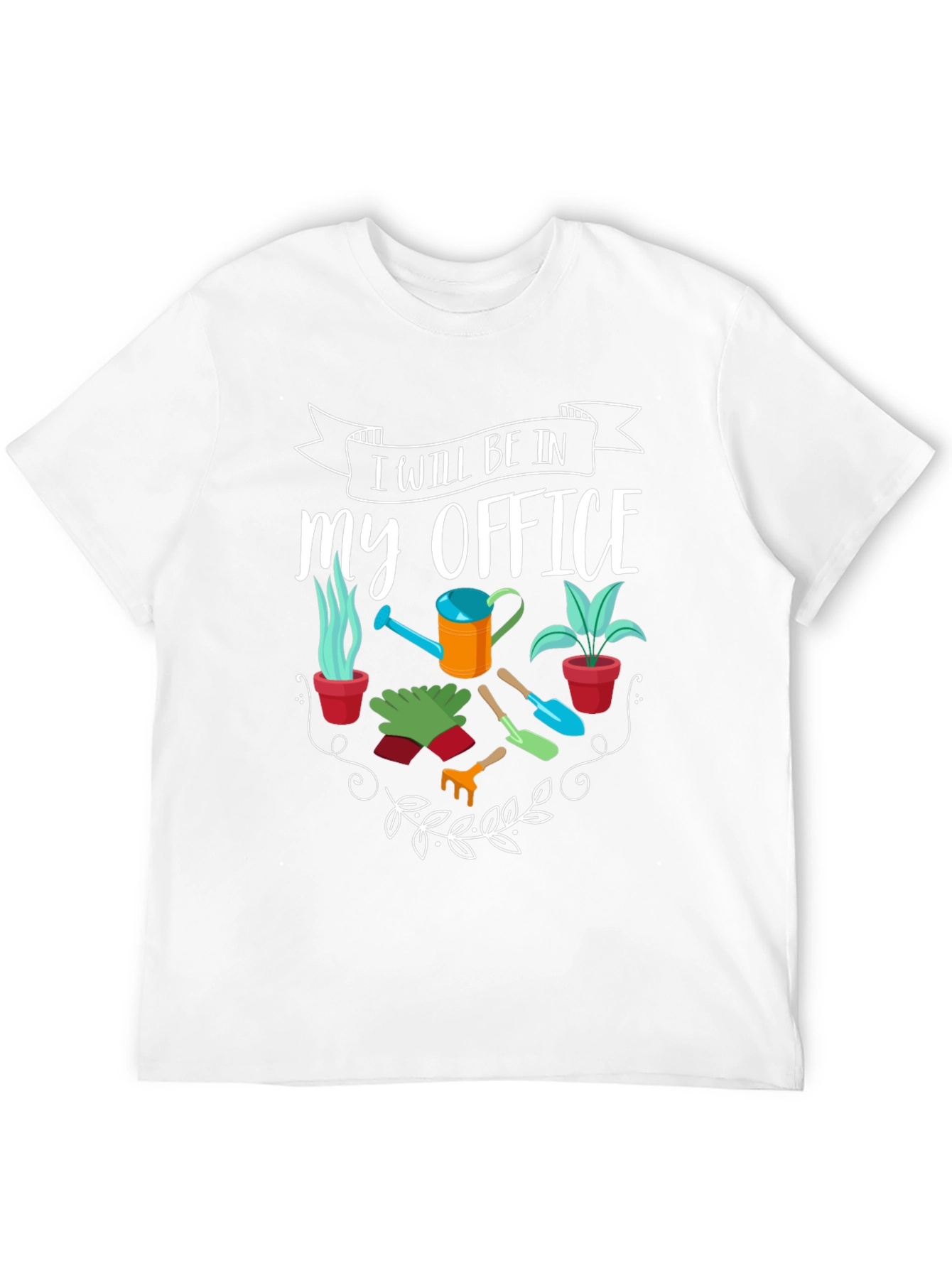 Camiseta Jardinero: Estaré en mi Oficina - Regalo Ideal