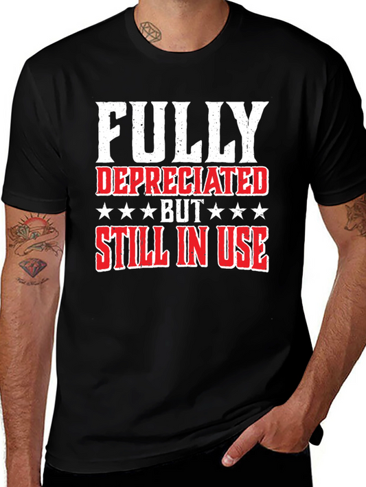 Camiseta Hombre: Totalmente Amortizada - Aún en Uso