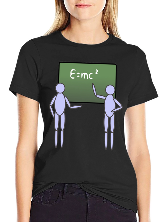 Camiseta Negra E=mc² Ciencia