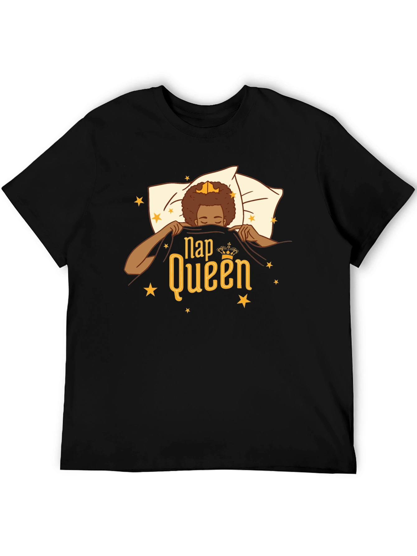 Camiseta Negra Nap Queen