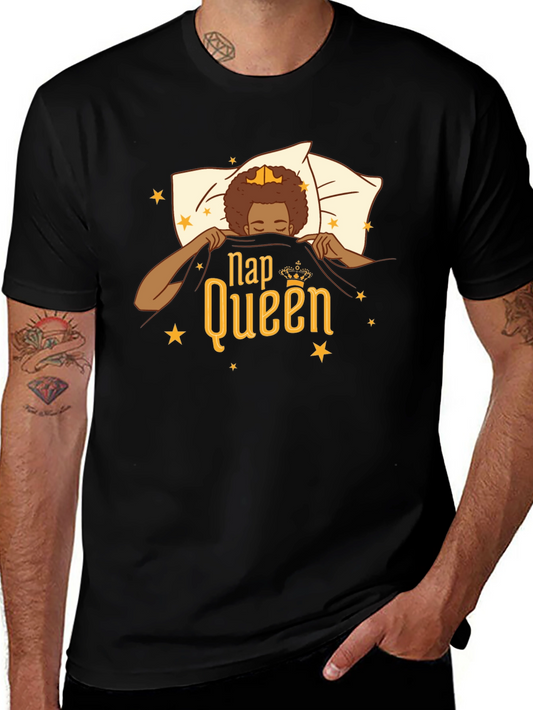 Camiseta Negra Nap Queen