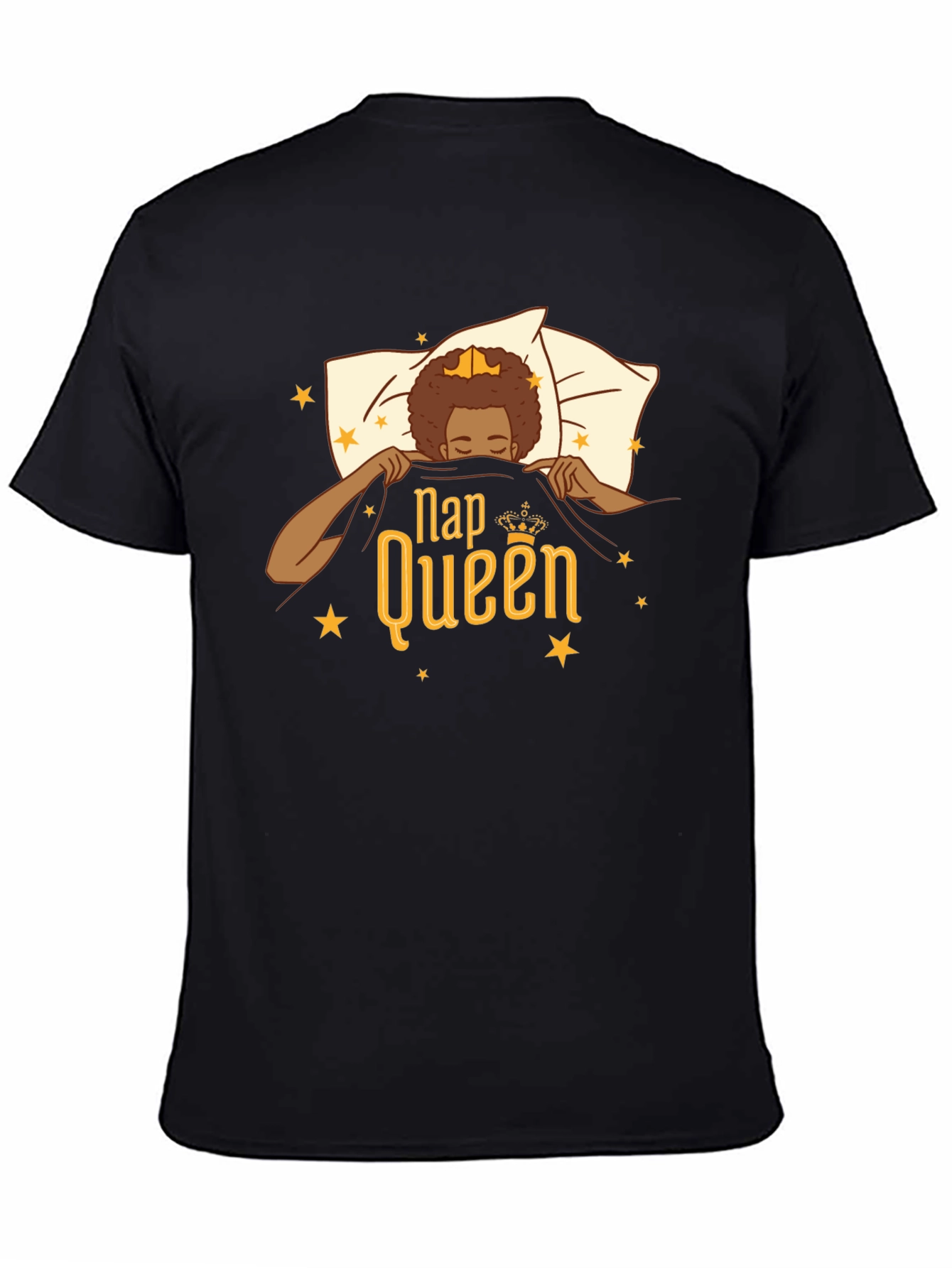 Camiseta Negra Nap Queen