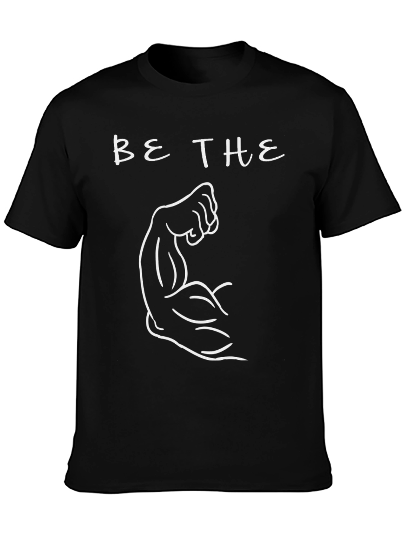 Camiseta Negra Be The Muscle para Hombre