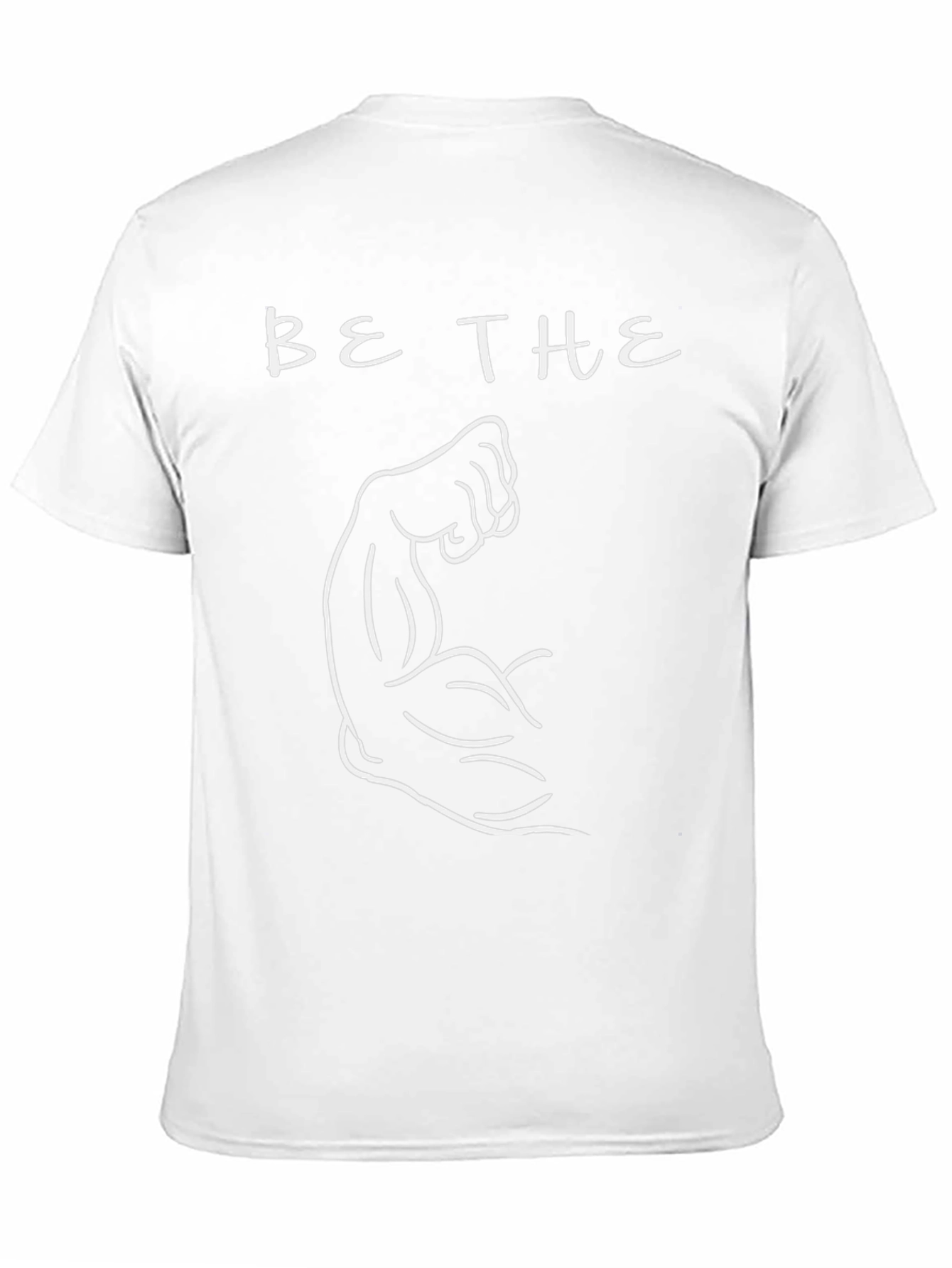 Camiseta Negra Be The Muscle para Hombre