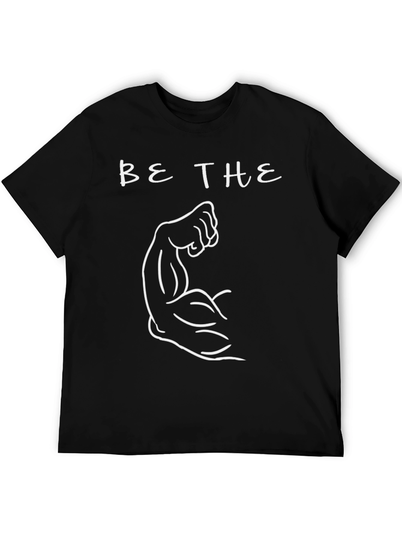 Camiseta Negra Be The Muscle para Hombre